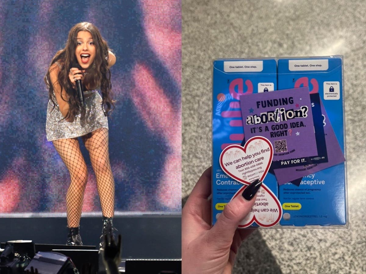 Olivia Rodrigo fans receive free Plan B emergency contraceptive pill at concert in Missouri