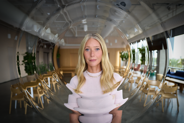 Gwyneth Paltrow has launched an meditation app, Moment of Space, in collaboration with its founder Kim Little (Greg Williams/Moments of Space/PA)