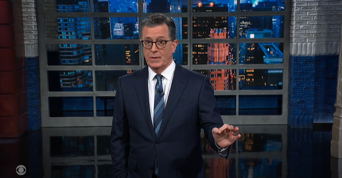 Stephen Colbert roasts Trump over courtroom sketch that shows he ’fell asleep’ again
