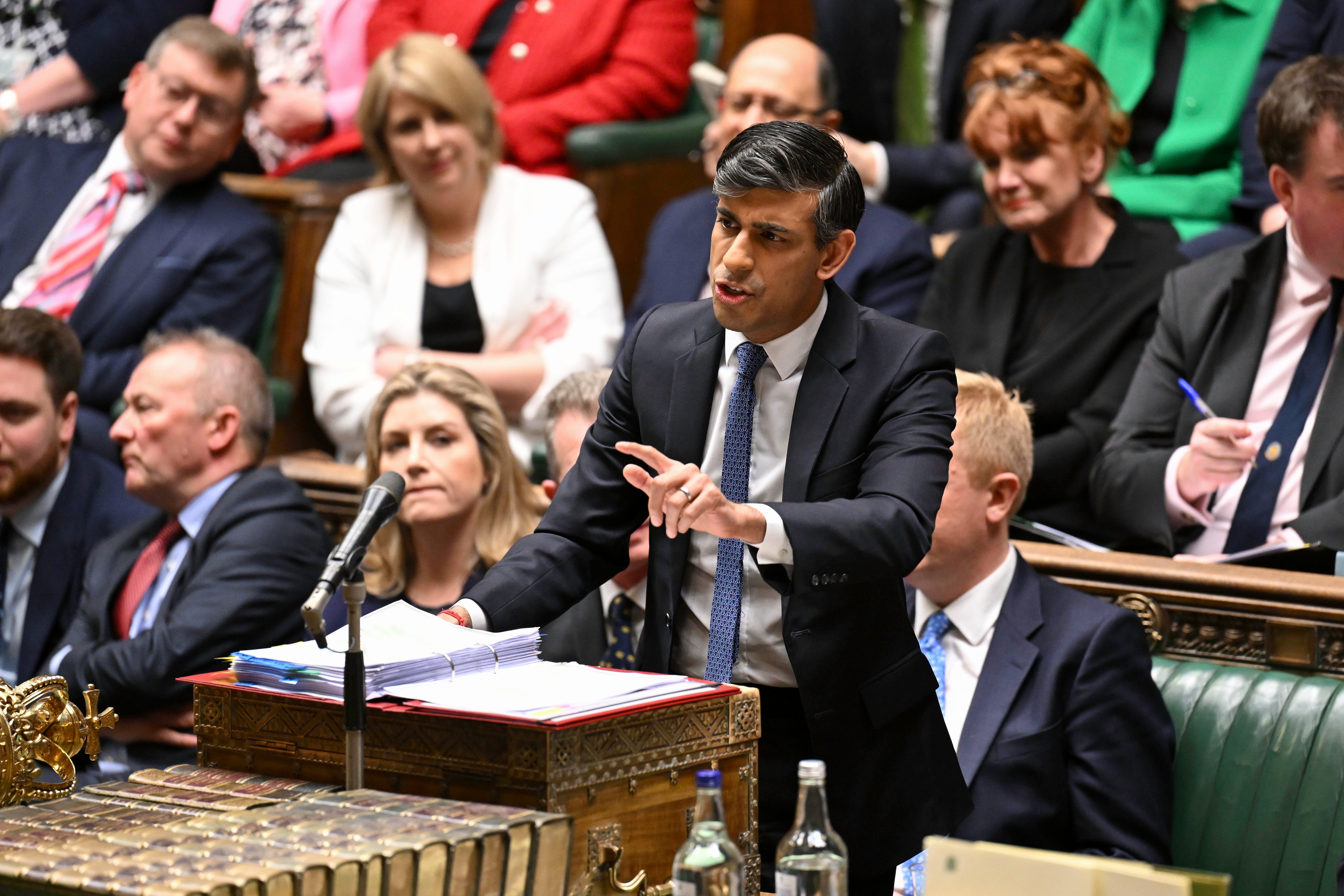 Rishi Sunak defends keeping the £10m donation at PMQs on Wednesday