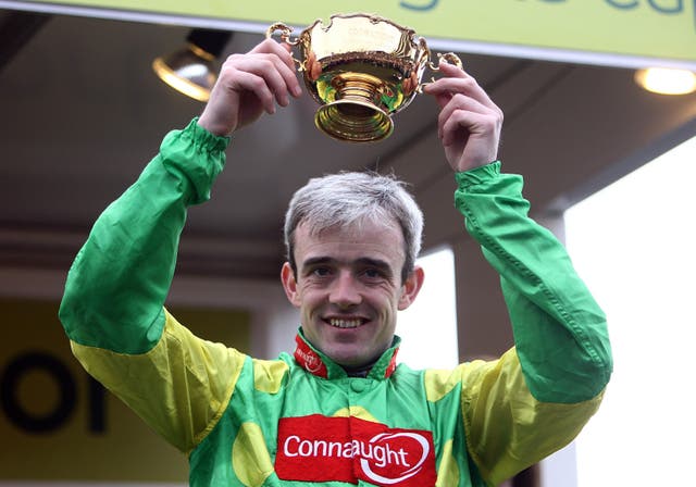 <p>Ruby Walsh won the Cheltenham Gold Cup twice in 2007 and 2009 with horse Kauto Star</p>