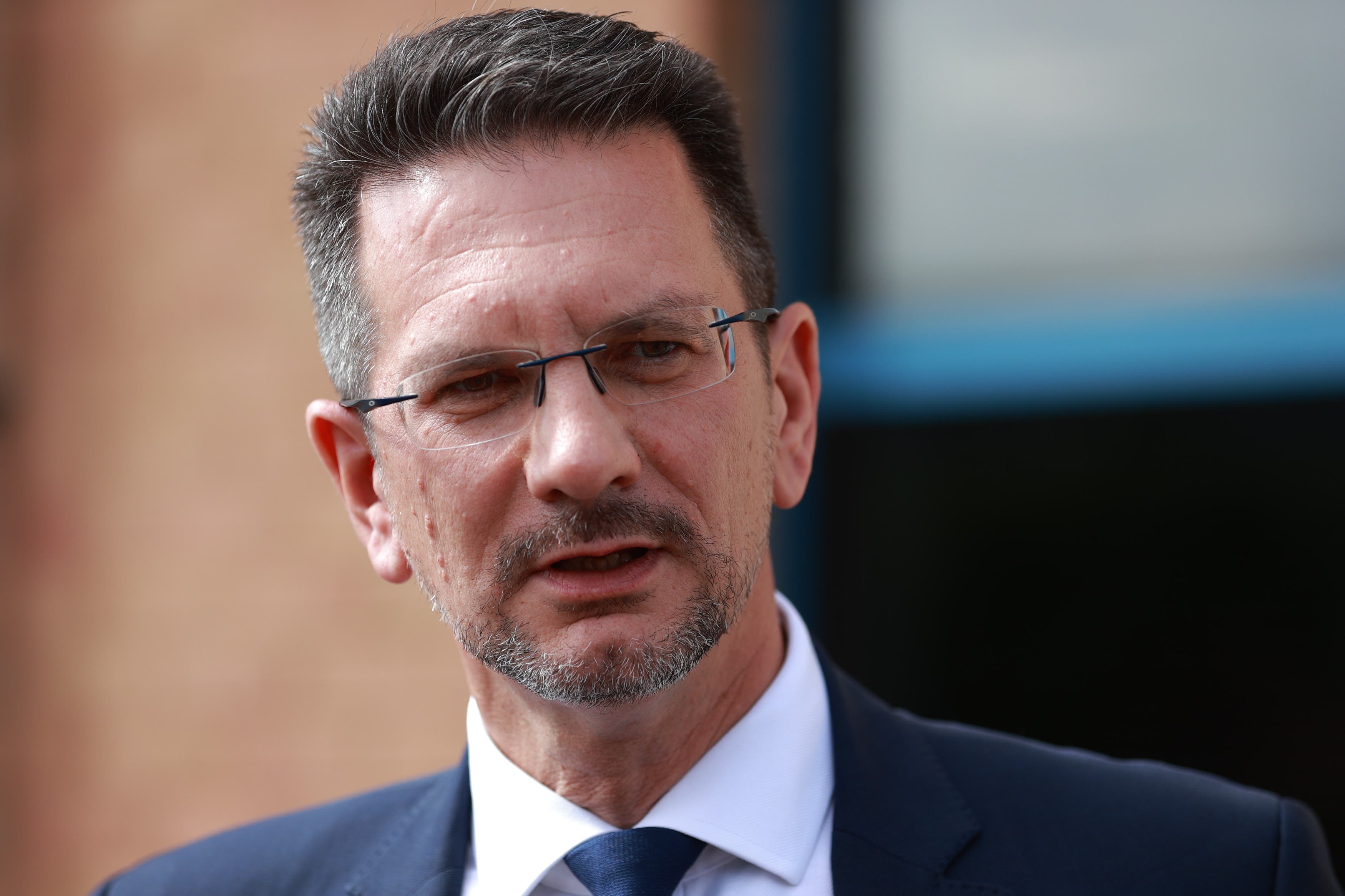 Steve Baker does not appear to agree with compulsory National Service (Liam McBurney/PA)