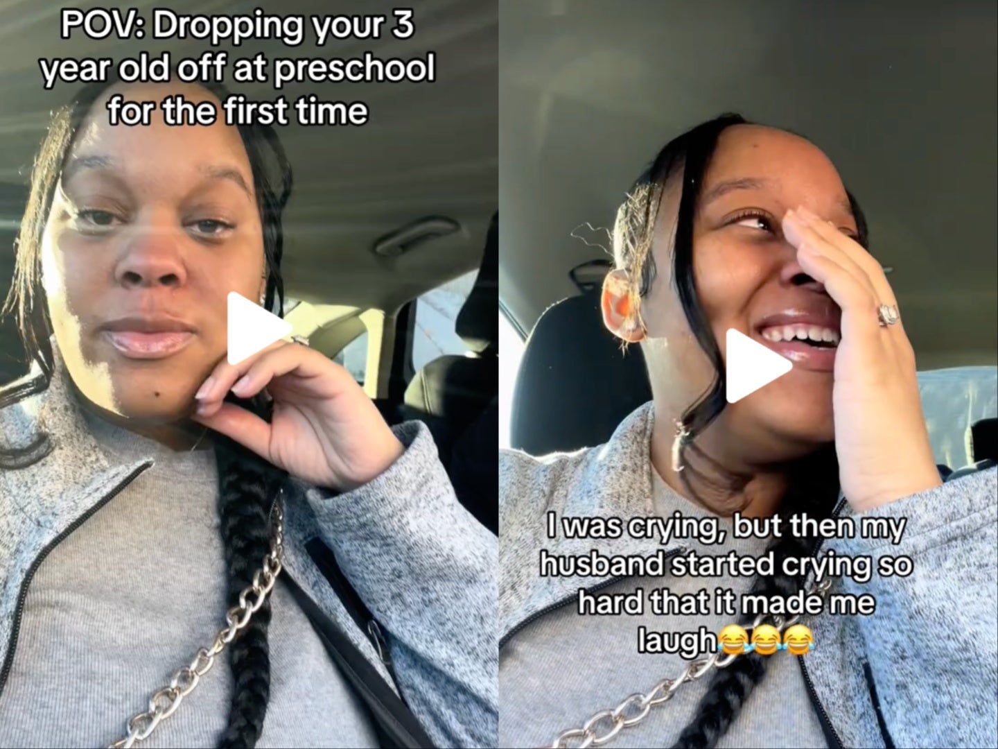 <p>Viewers gush over father in tears dropping his child off at preschool </p>