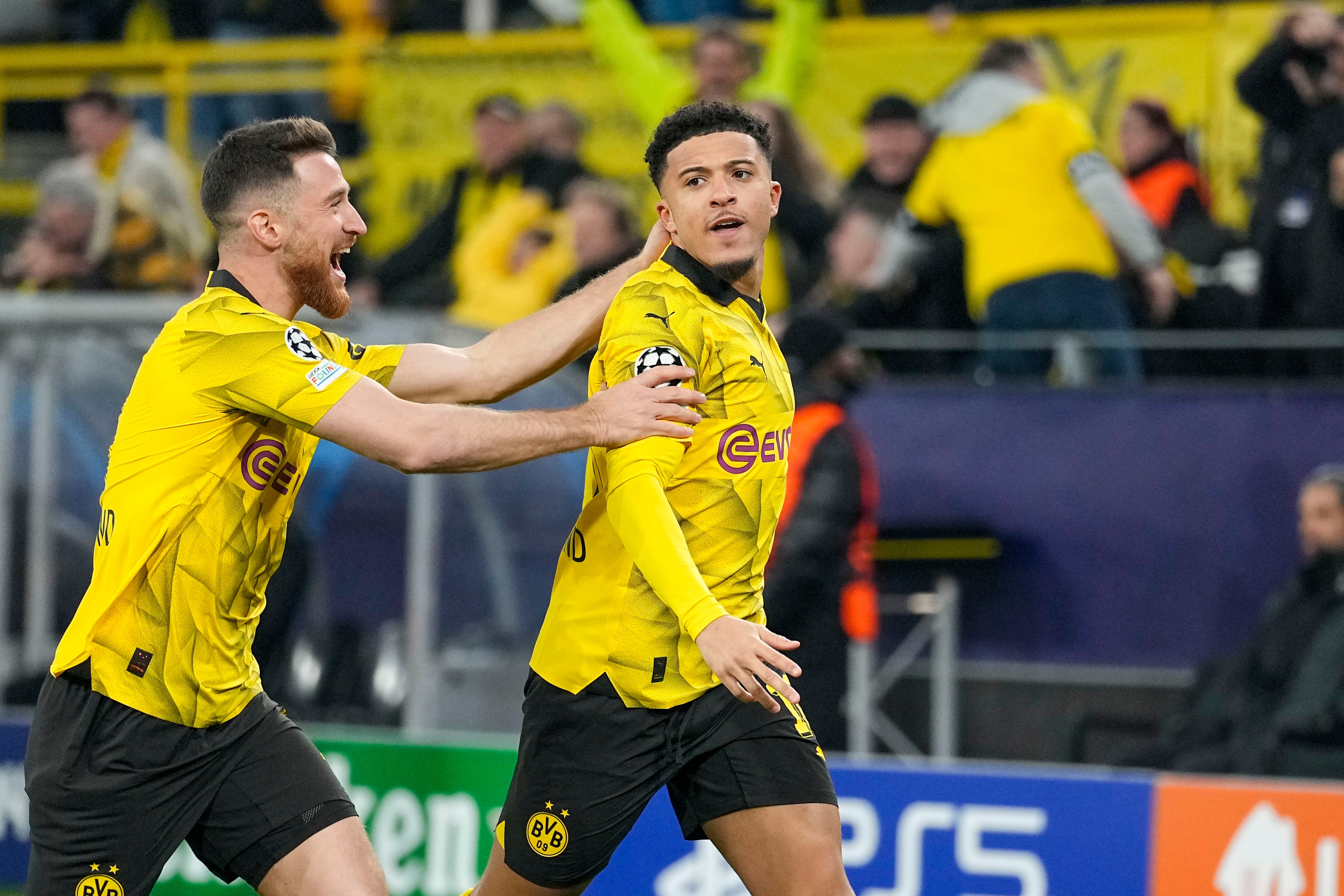 Sancho, on loan from Manchester United, put Dortmund in control