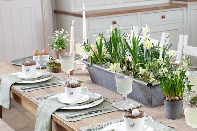 Decorate your home for the bank holiday with these Easter-themed pieces (Sophie Allport/PA)