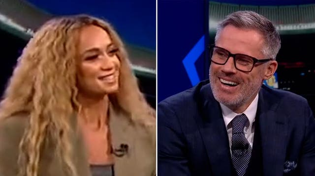 <p>Kate Abdo delivers perfect response to Jamie Carragher after relationship clash.</p>