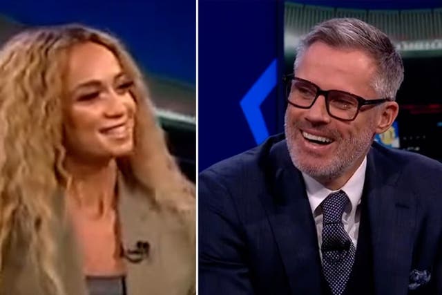 <p>Kate Abdo delivers perfect response to Jamie Carragher after relationship clash.</p>