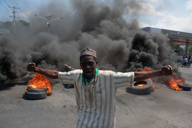 <p>Haiti’s national prison is on fire after a blaze broke out in the facility on Thursday morning. </p>