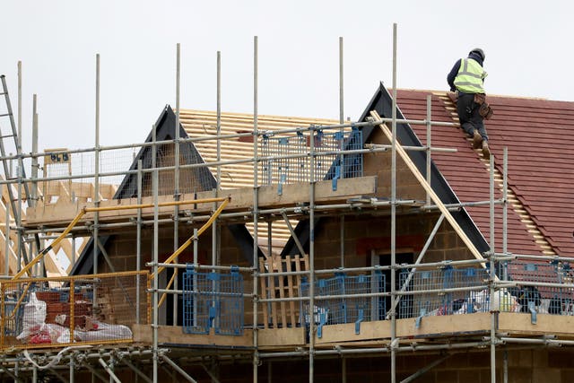 Housebuilder Vistry said the market was picking up thanks to easing mortgage rates (Gareth Fuller/PA)