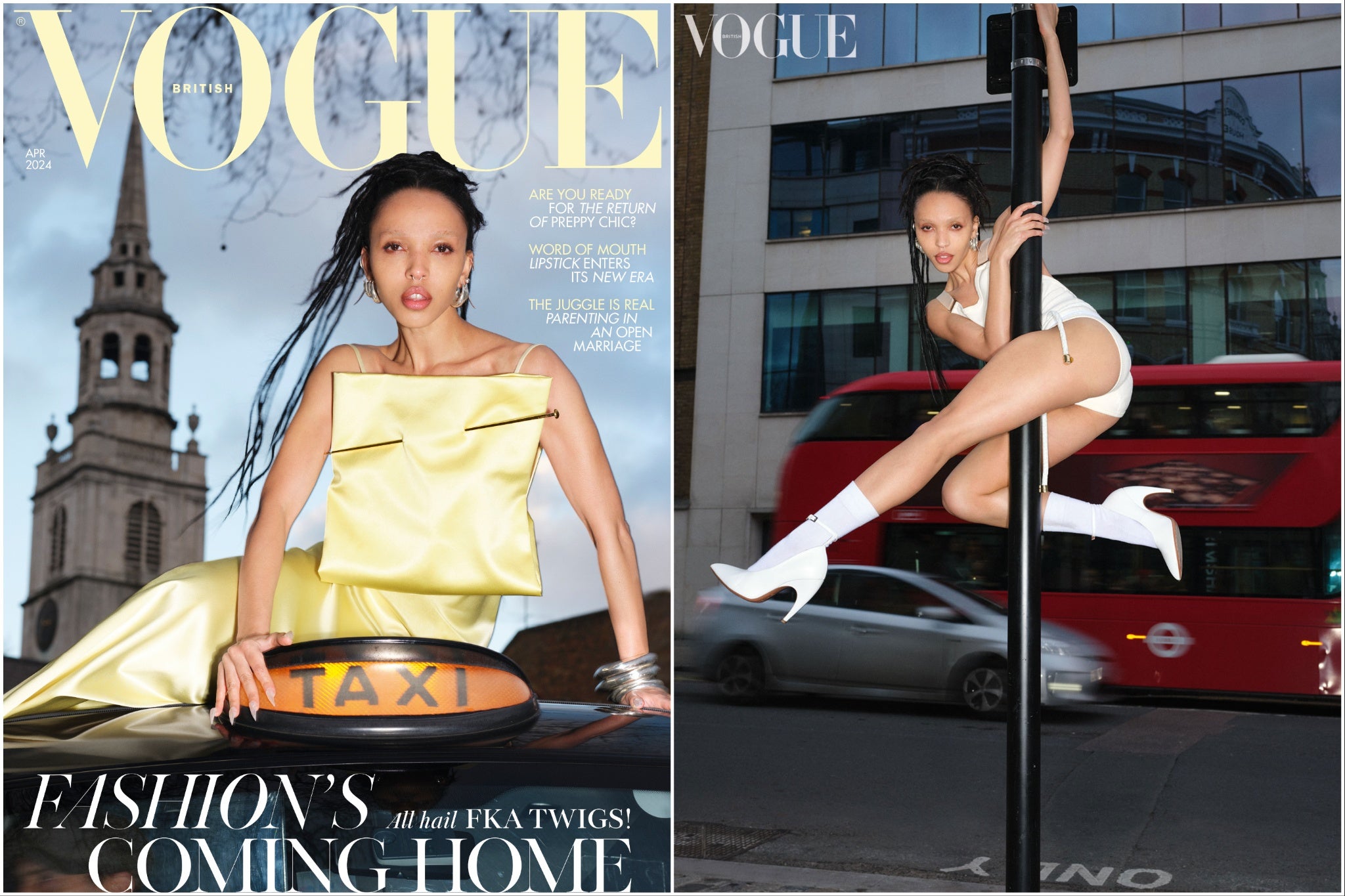FKA Twigs covers British Vogue’s April issue, Chioma Nnadi’s first edition as editorial leader