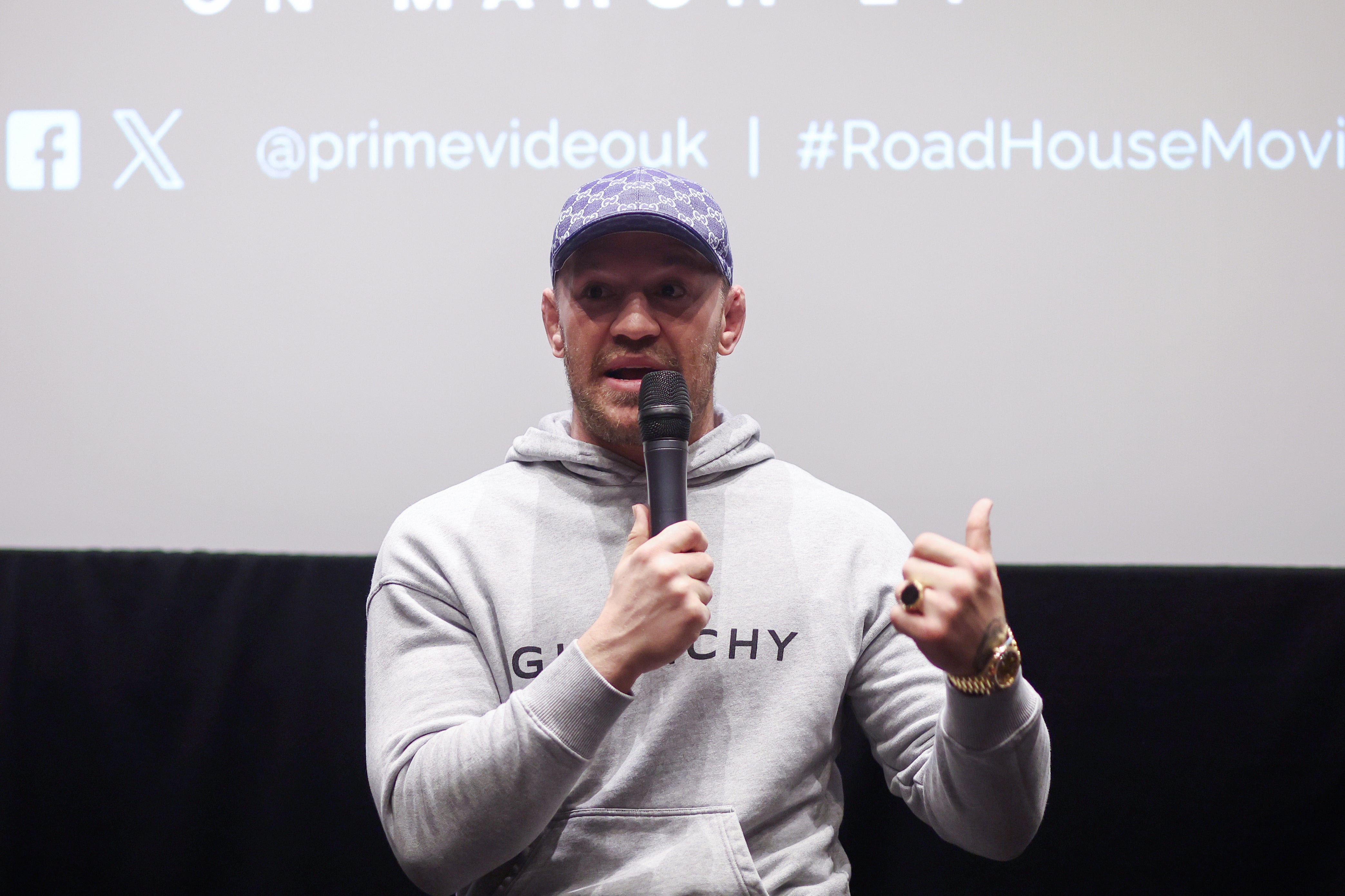 McGregor at an exclusive London screening of Road House
