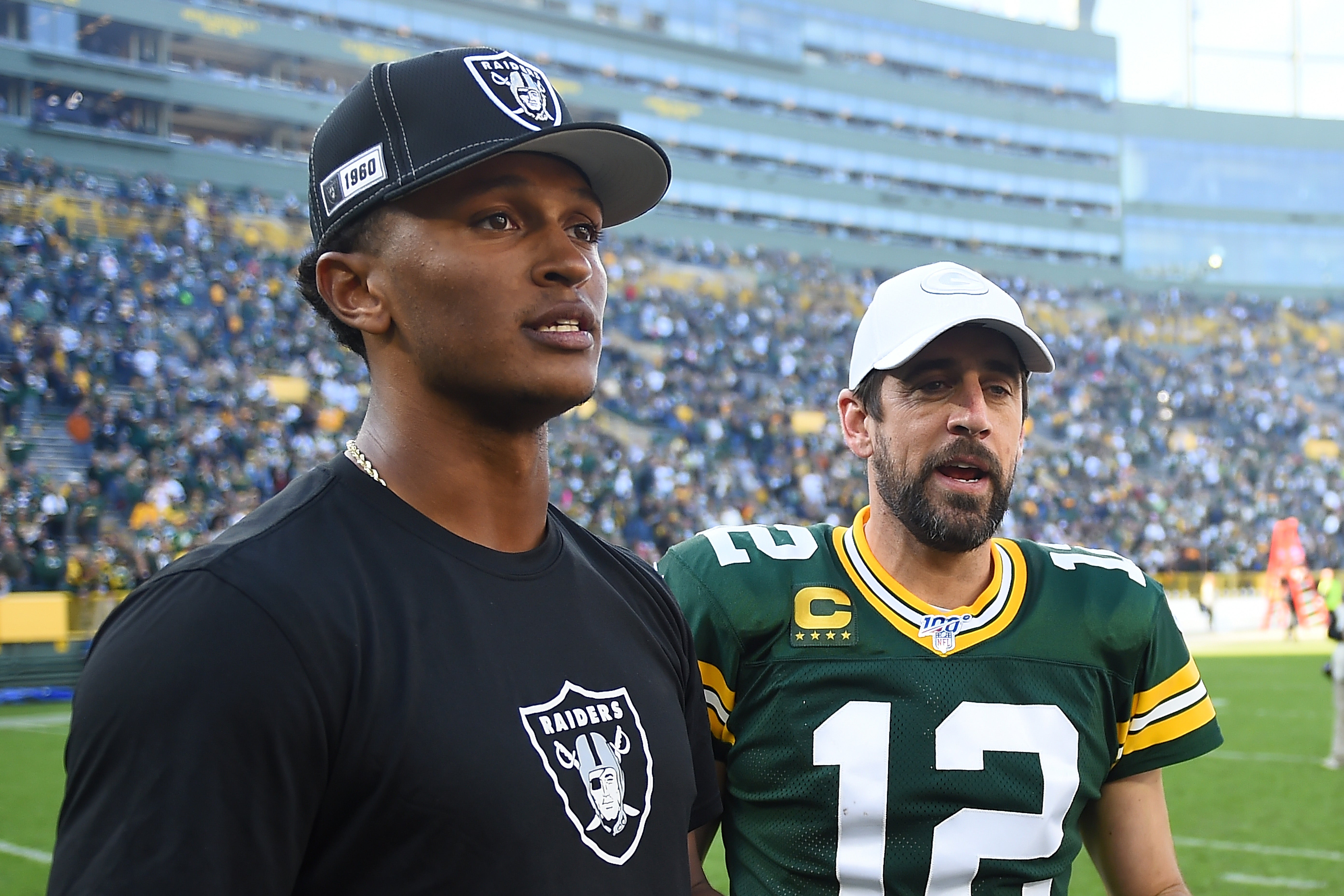 Aaron Rodgers and DeShone Kizer