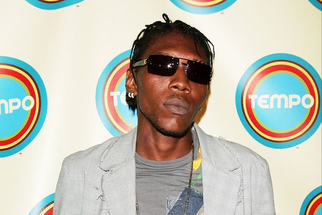 <p>Vybz Kartel pictured in Jamaica in 2005</p>