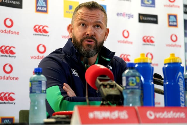 Andy Farrell could guide Ireland to back-to-back titles (Brian Lawless/PA)