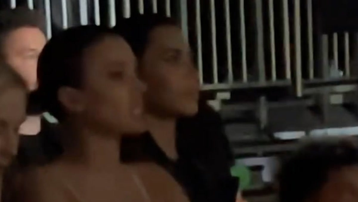 Kim Kardashian and Bianca Censori spotted together for first time at Kanye West show