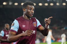 Mohammed Kudus scores stunner as five-star West Ham ease to Europa League quarter-finals