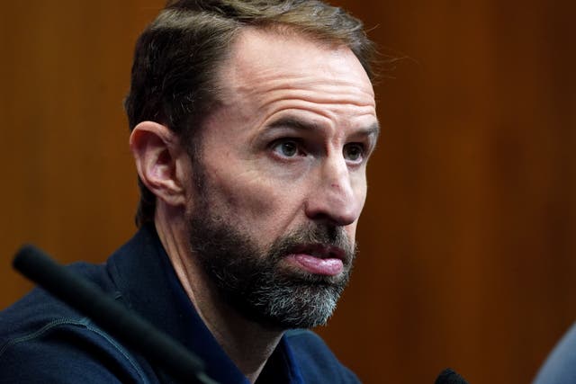 Gareth Southgate’s focus is on this summer’s Euros rather than his contract (James Manning/PA)