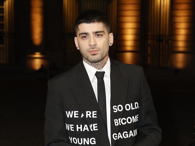 <p> Zayn Malik attends the Valentino Menswear Fall/Winter 2024-2025 show as part of Paris Fashion Week on 20 January 2024 in Paris, France.</p>