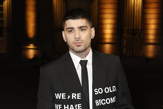 <p> Zayn Malik attends the Valentino Menswear Fall/Winter 2024-2025 show as part of Paris Fashion Week on 20 January 2024 in Paris, France.</p>
