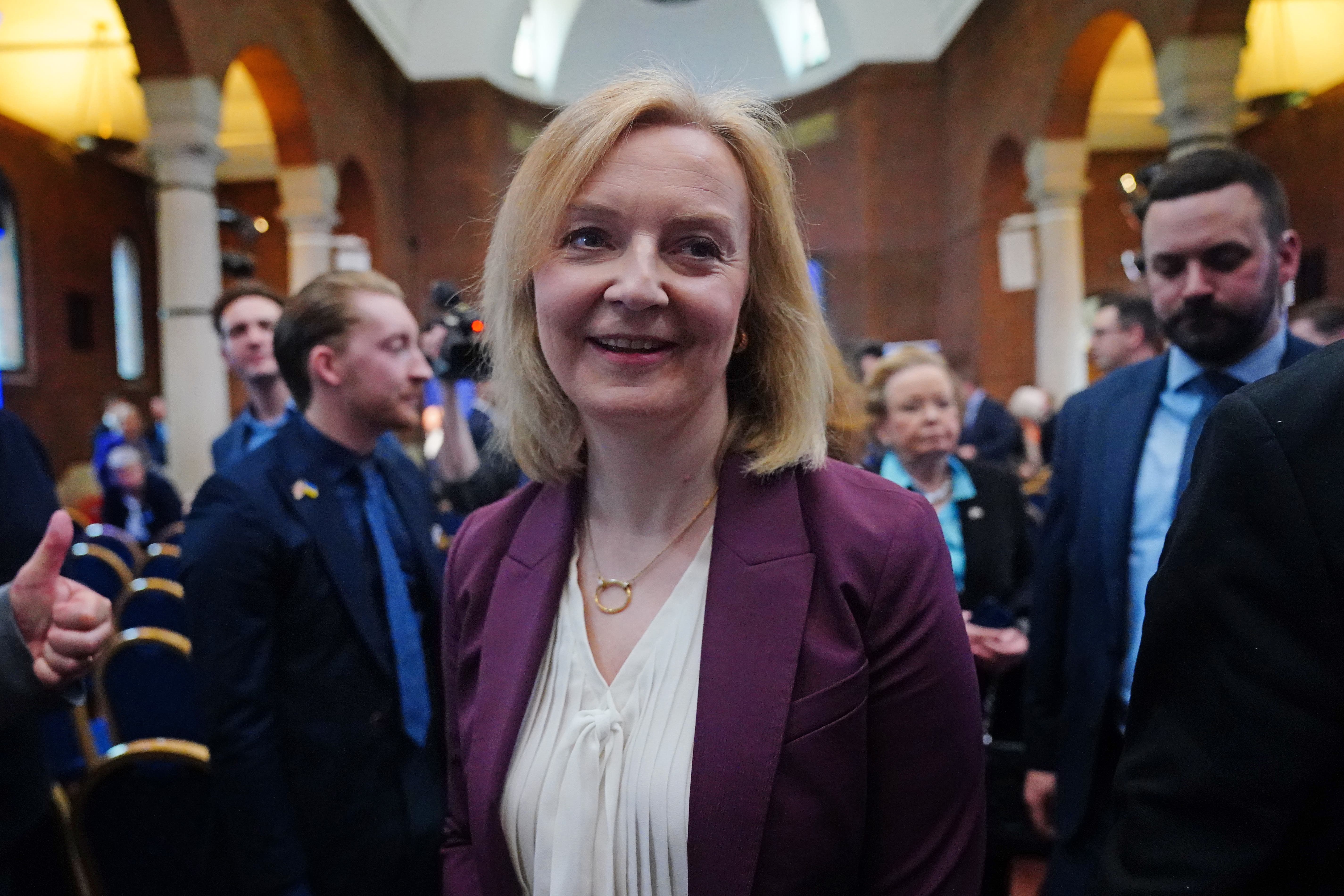 Liz Truss has proposed a law that would define sex as ‘biological’ and bar transgender women from female-only spaces (Victoria Jones/PA)
