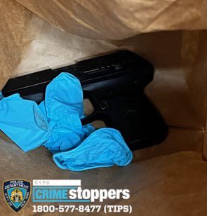 The gun recovered from the scene of the Brookly subway train shooting
