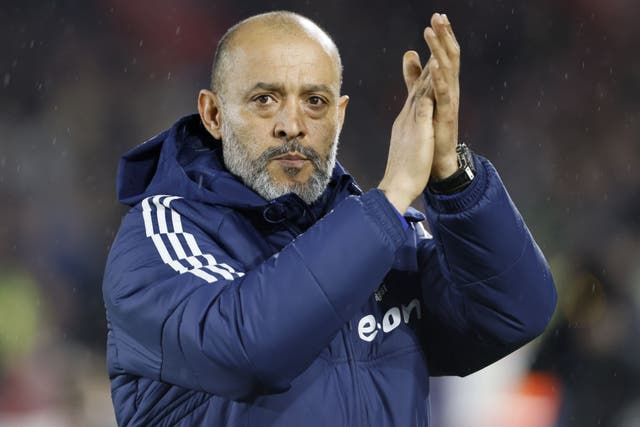Nottingham Forest boss Nuno Espirito Santo admits Saturday’s game at Luton is a vital one (Richard Sellers/PA)