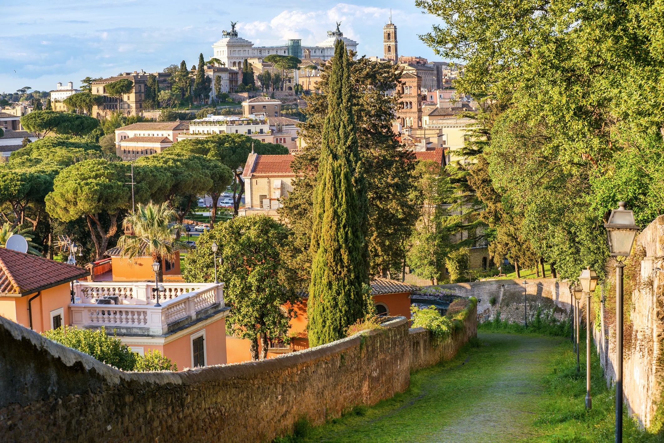 Aventine is the most southerly of Rome’s seven hills