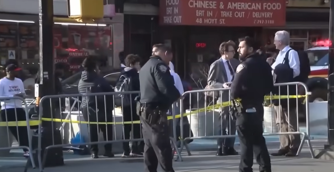 Multiple shots fired in a subway train in Brooklyn, New York