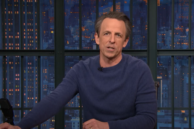 <p>Seth Meyers spoke out about Trump’s trials  </p>