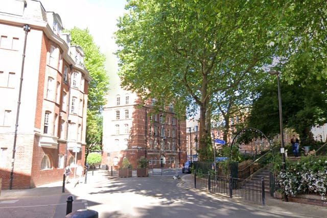 <p>A man was rushed to hospital after the attack in Arnold Circus, Shoreditch</p>