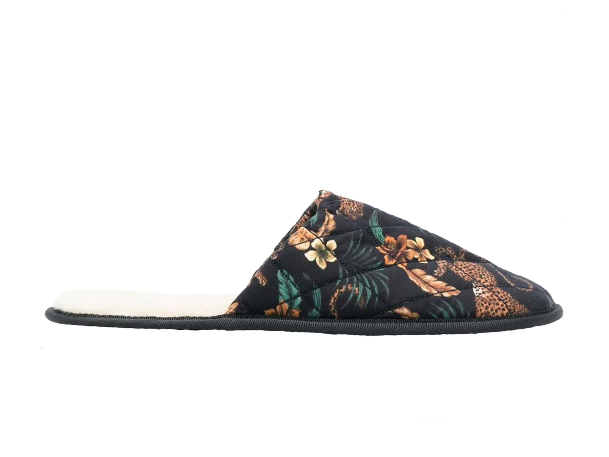 Desmond & Dempsey Soleia leopard slippers