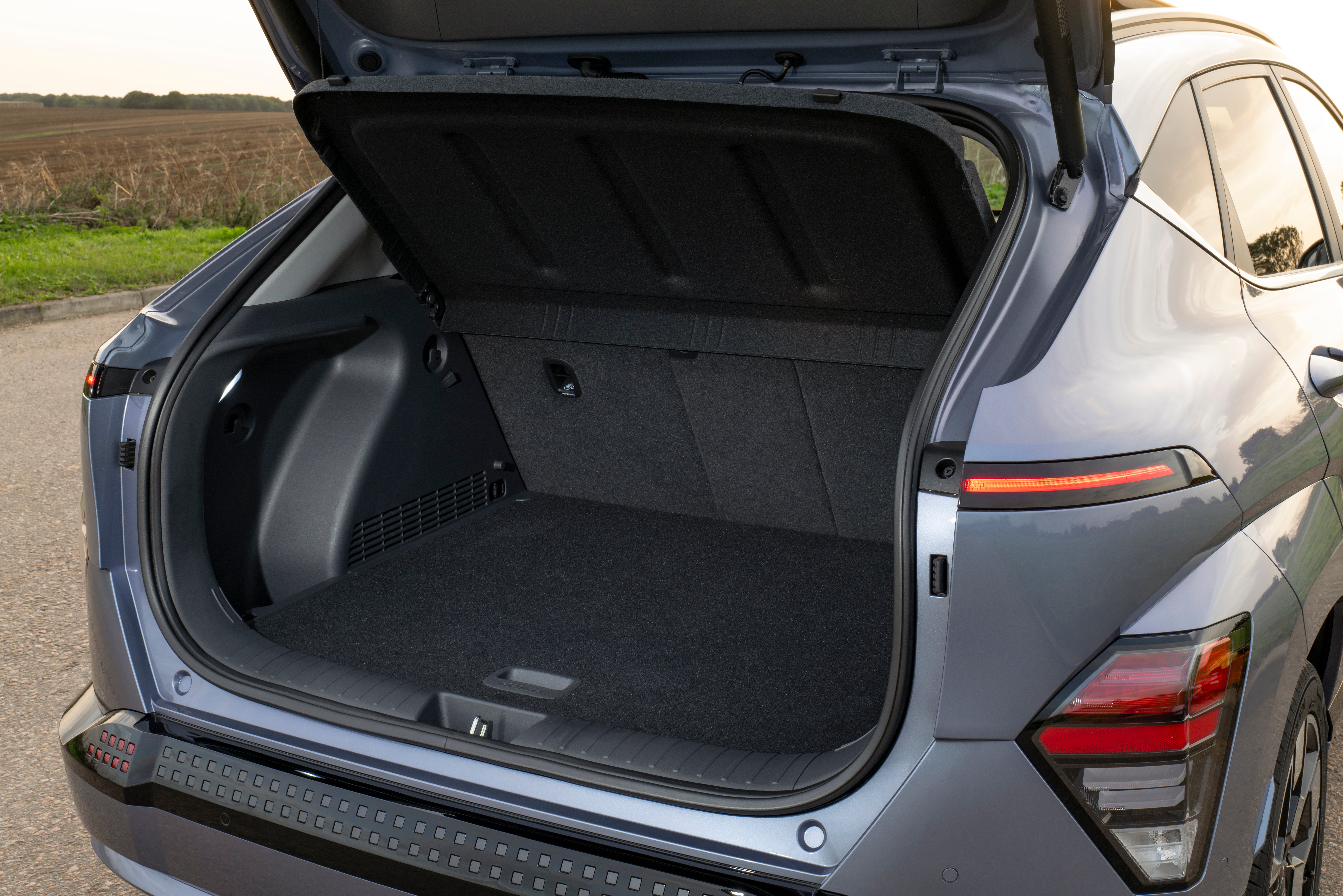 As the new Kona is bigger than its predecessor, the boot space is now even larger