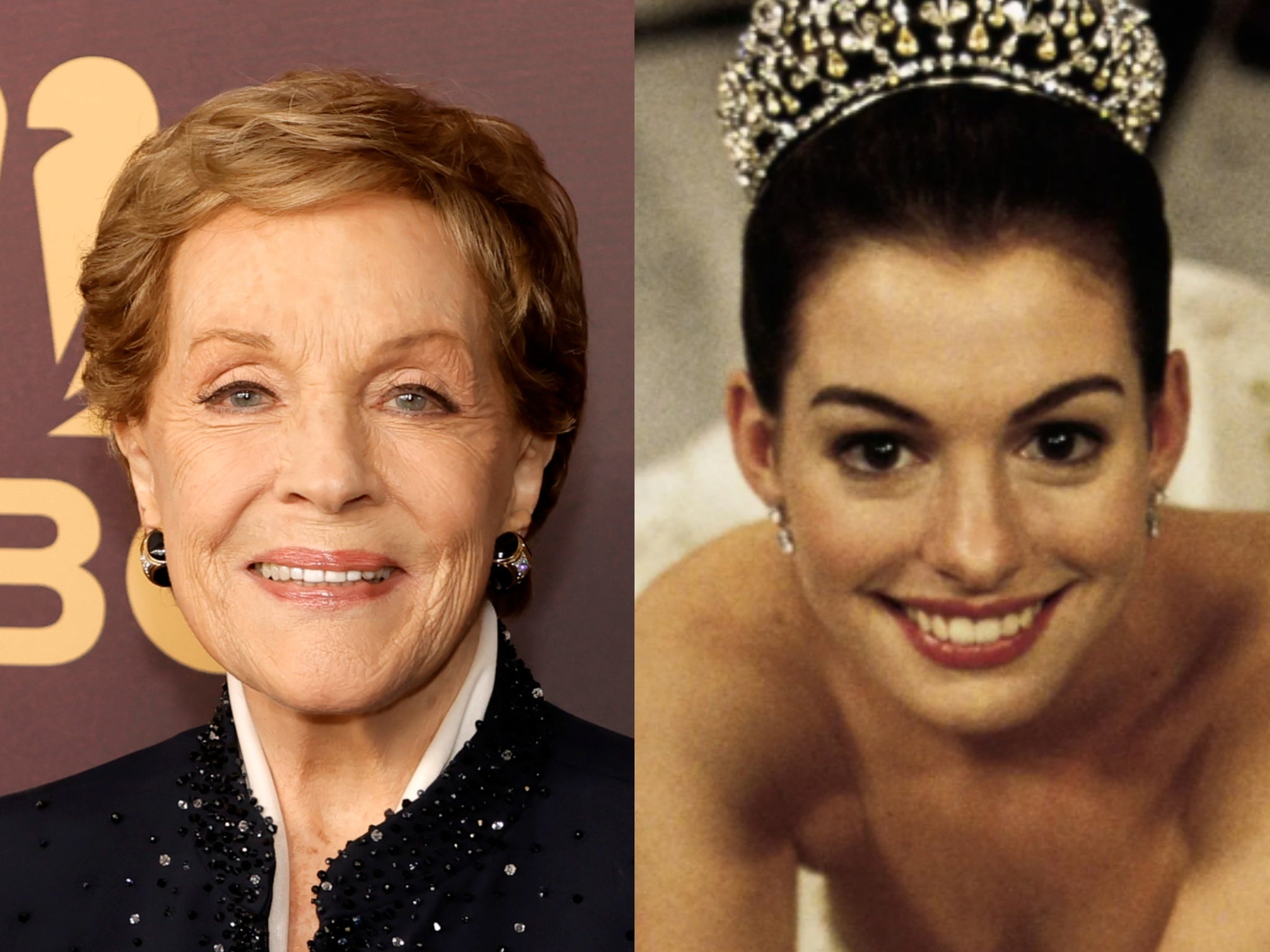 Julie Andrews and Anne Hathaway both starred in the first two Princess Diaries films