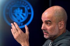 Pep Guardiola reacts as Man City drawn against Champions League ‘kings’