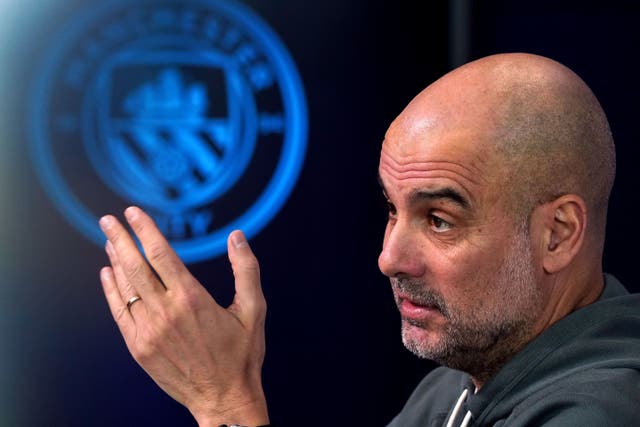 Pep Guardiola is looking forward to taking on Real Madrid again (Nick Potts/PA)