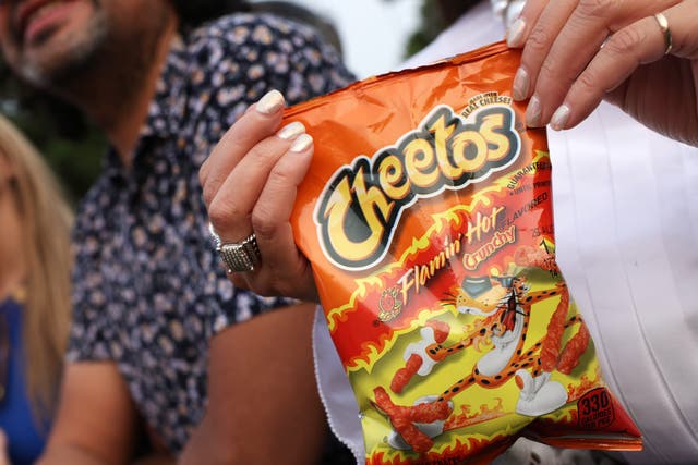 <p>Flamin’ Hot Cheetos could be banned from California schools</p>