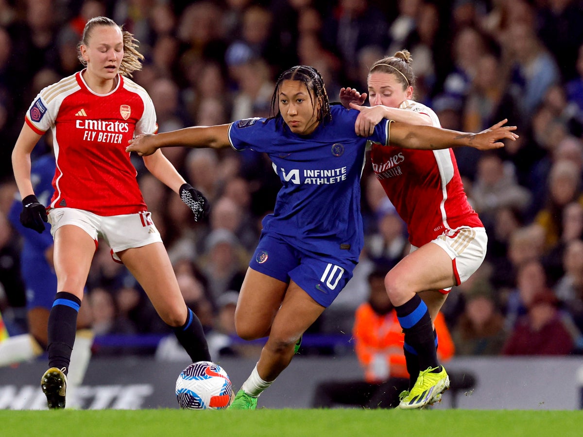 Lauren James leads Chelsea's stroll around Arsenal to take control of WSL  title race