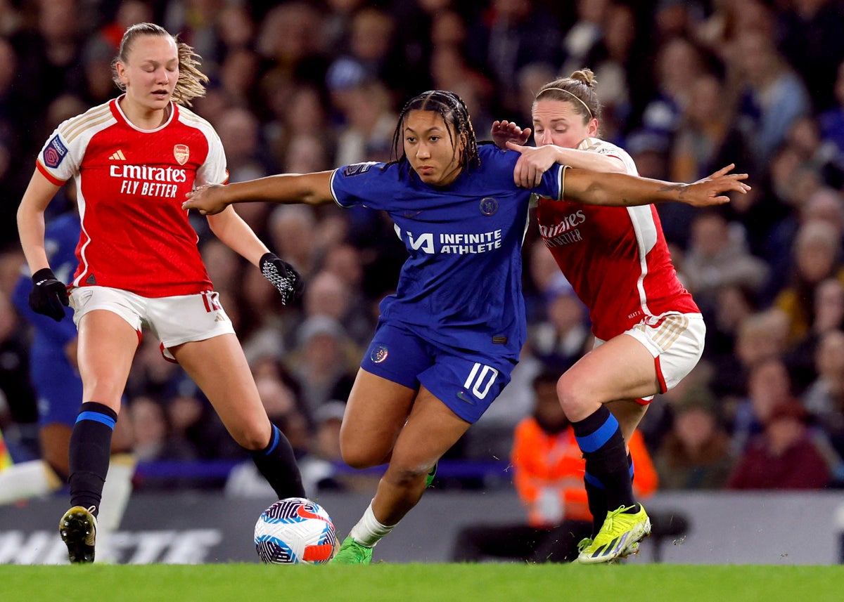 Lauren James leads Chelsea’s stroll around Arsenal to take control of WSL title race