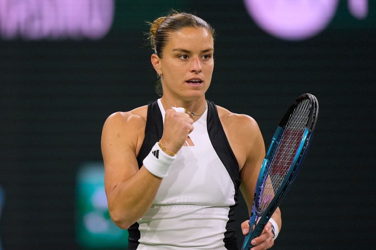 Maria Sakkari battles past Coco Gauff to book place in Indian Wells final