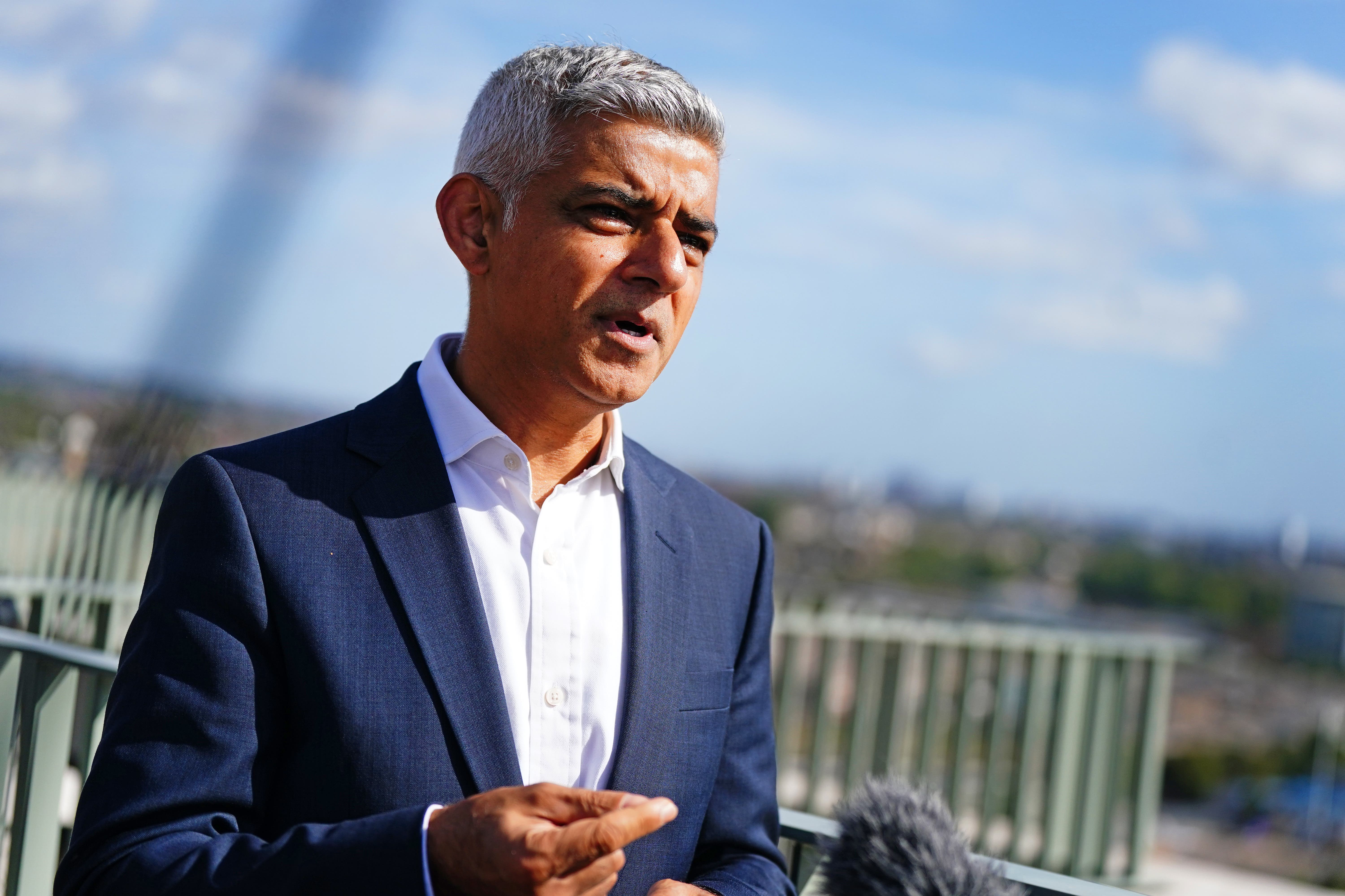 Sadiq Khan is seeking a third term as London’s mayor, but said he was ‘under no illusions’ and could lose to the Conservatives’ Susan Hall (Victoria Jones/PA)