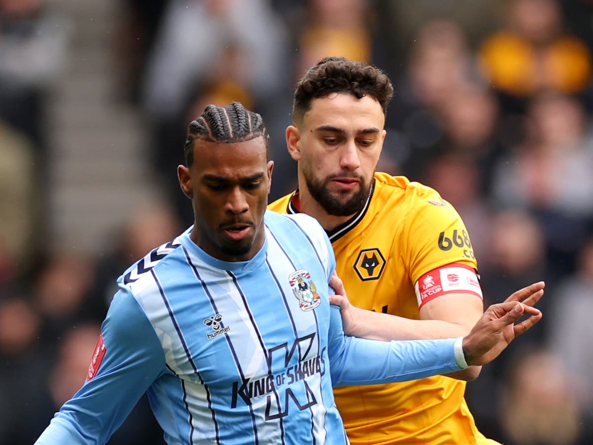 Wolves v Coventry LIVE: FA Cup latest score and goal updates for quarter-final today