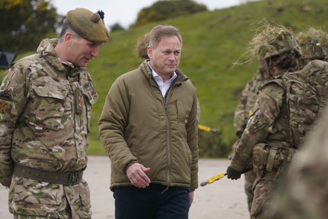 <p>Grant Shapps visited Ukraine earlier this month </p>