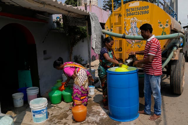 APTOPIX India Bengaluru Water Crisis