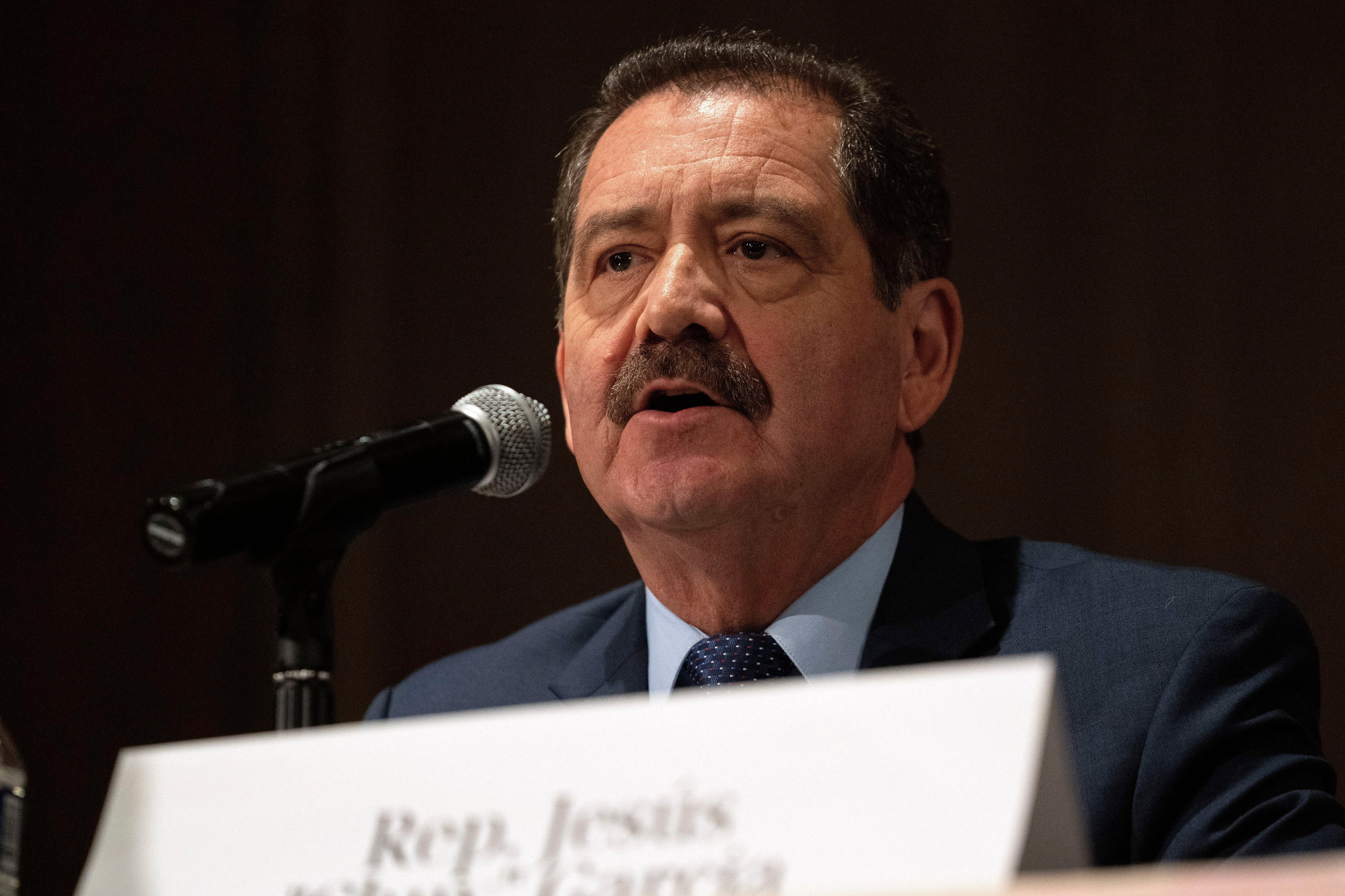 Illinois Democratic Rep. Jesus “Chuy” Garcia, shown here, has confirmed that Rodriguez’s father in Washington D.C. earlier this year