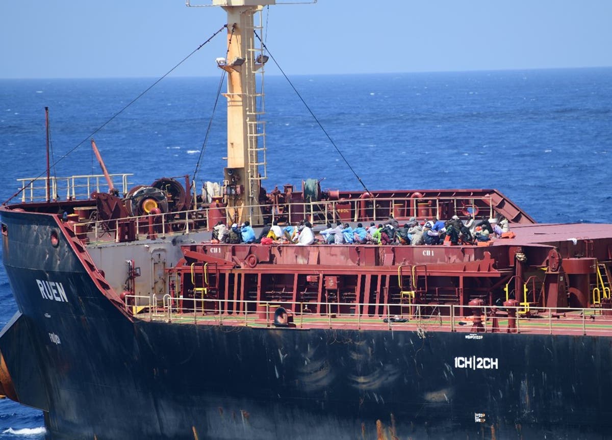 Indian Navy rescues crew members and recaptures Somali pirate ship