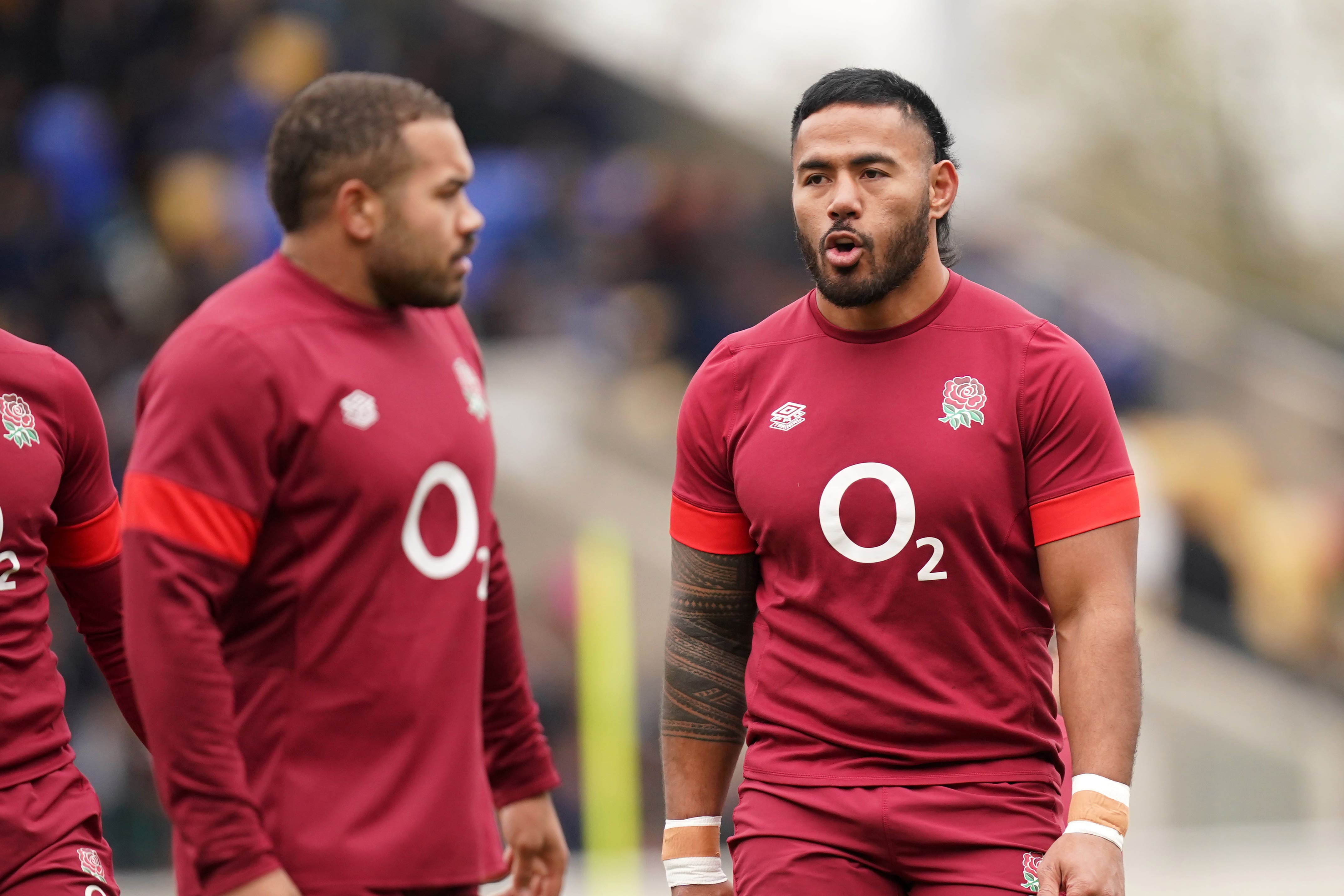 England’s Ollie Lawrence has hailed the influence of Manu Tuilagi (Mike Egerton/PA)