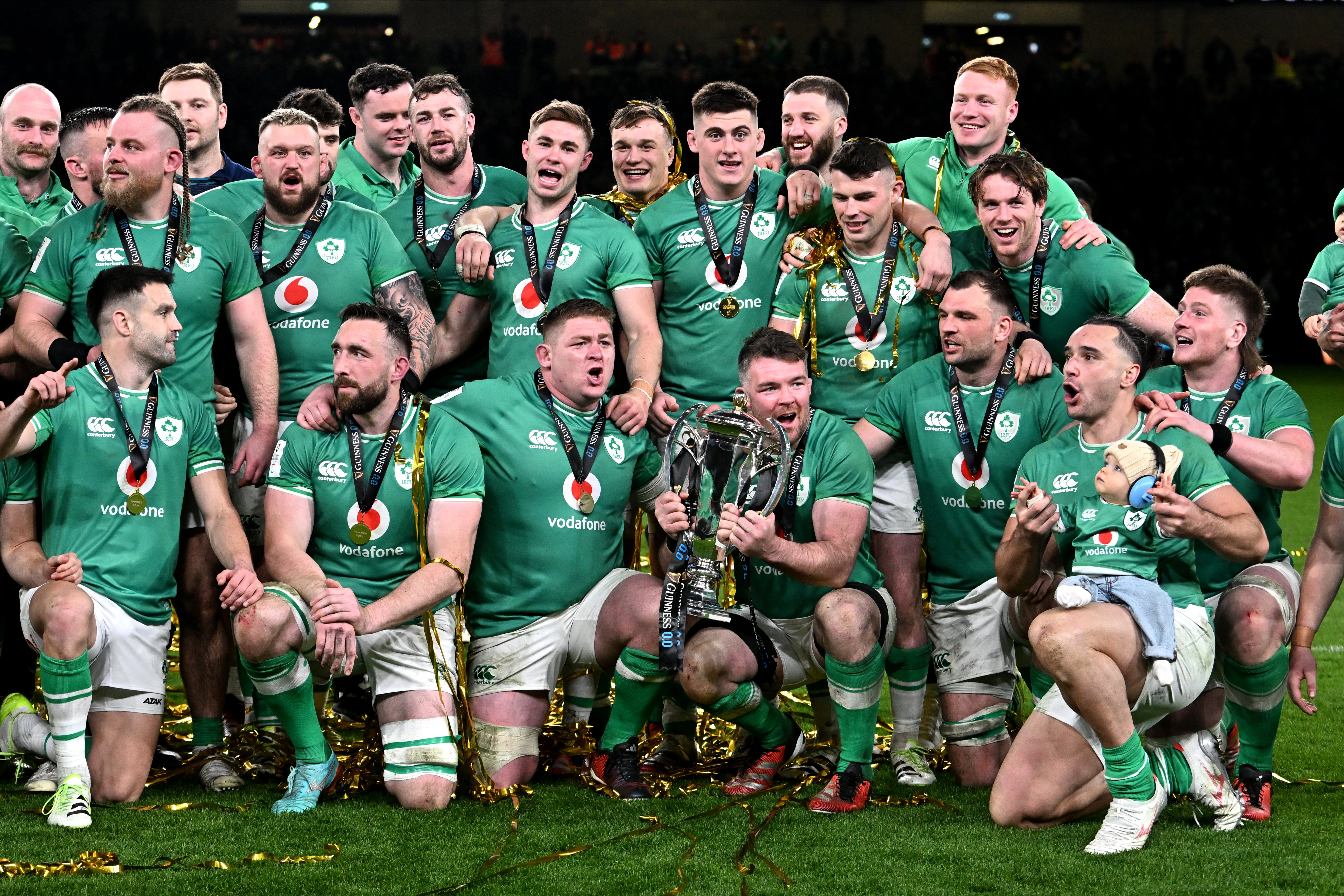 Ireland retained their Six Nations crown with a final weekend victory over Scotland in Dublin
