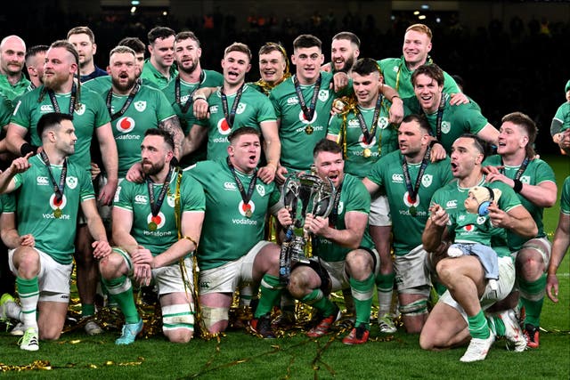 <p>Ireland retained their Six Nations crown with a final weekend victory over Scotland in Dublin </p>