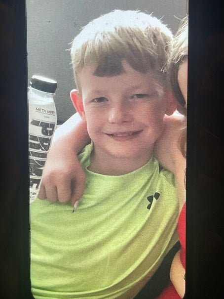 Harrison, 11, has been missing with three other children since Friday