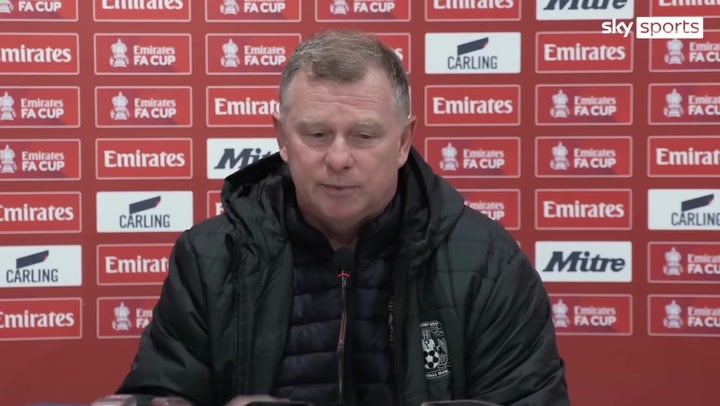 <p>Coventry boss Mark Robins apologises to ball boy after ‘disgusting’ FA Cup goal celebration.</p>